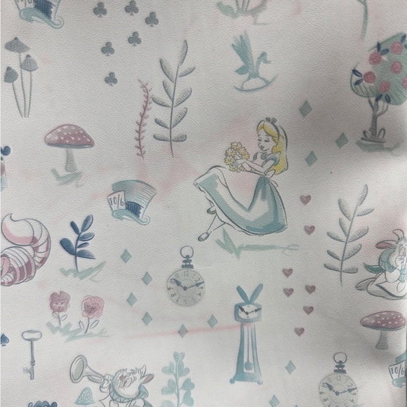 Disney Loungefly White Alice in Wonderland Backpack - Picture 2 of 7